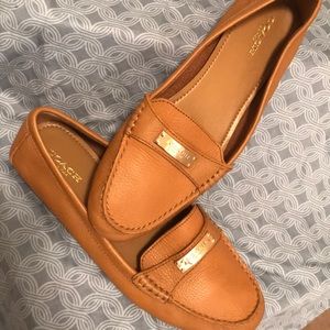 Gently used Leather Coach Flats